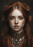 Postkarte DIN A6 - Steampunk Girl 03 (M05)
