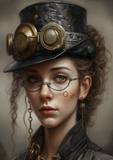 Postkarte DIN A6 - Steampunk Girl 01 (M02)