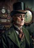 Postkarte DIN A6 - Steampunk Men 02 (M08)
