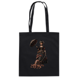 Steampunk-Lady mit Oktopus - Baumwolltasche