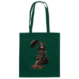 Steampunk-Lady mit Oktopus - Baumwolltasche