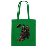 Steampunk-Paar mit Oktopus - Baumwolltasche