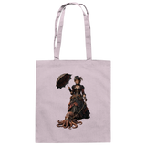Steampunk-Lady mit Oktopus - Baumwolltasche