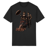 Steampunk-Paar mit Oktopus - Heavy Cotton T-Shirt