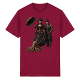 Steampunk-Paar mit Oktopus - Heavy Cotton T-Shirt
