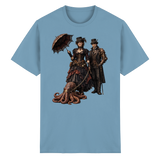 Steampunk-Paar mit Oktopus - Heavy Cotton T-Shirt