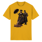 Steampunk-Paar mit Oktopus - Heavy Cotton T-Shirt