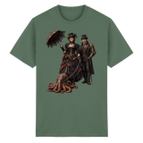 Steampunk-Paar mit Oktopus - Heavy Cotton T-Shirt