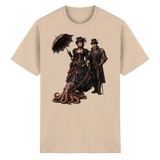 Steampunk-Paar mit Oktopus - Heavy Cotton T-Shirt