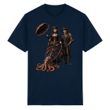 Steampunk-Paar mit Oktopus - Heavy Cotton T-Shirt
