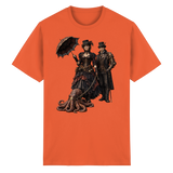 Steampunk-Paar mit Oktopus - Heavy Cotton T-Shirt