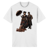 Steampunk-Paar mit Oktopus - Heavy Cotton T-Shirt