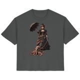 Steampunk-Lady mit Oktopus - Ladies Organic Shirt