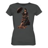 Steampunk-Lady mit Oktopus - Ladies Organic Shirt