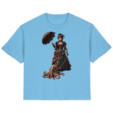 Steampunk-Lady mit Oktopus - Ladies Organic Shirt