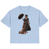 Steampunk-Lady mit Oktopus - Ladies Organic Shirt