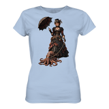 Steampunk-Lady mit Oktopus - Ladies Organic Shirt