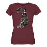 Steampunk-Lady mit Oktopus (sw) - Ladies Organic Shirt