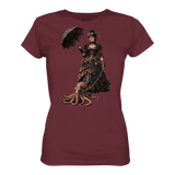 Steampunk-Lady mit Oktopus - Ladies Organic Shirt