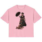 Steampunk-Lady mit Oktopus - Ladies Organic Shirt
