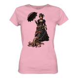 Steampunk-Lady mit Oktopus - Ladies Organic Shirt