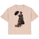 Steampunk-Lady mit Oktopus - Ladies Organic Shirt
