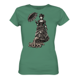 Steampunk-Lady mit Oktopus (sw) - Ladies Organic Shirt