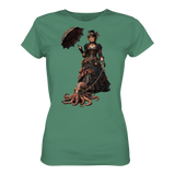Steampunk-Lady mit Oktopus - Ladies Organic Shirt