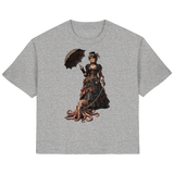 Steampunk-Lady mit Oktopus - Ladies Organic Shirt