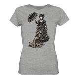 Steampunk-Lady mit Oktopus (sw) - Ladies Organic Shirt