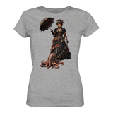 Steampunk-Lady mit Oktopus - Ladies Organic Shirt