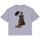 Steampunk-Lady mit Oktopus - Ladies Organic Shirt