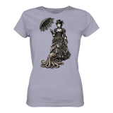 Steampunk-Lady mit Oktopus (sw) - Ladies Organic Shirt