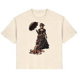 Steampunk-Lady mit Oktopus - Ladies Organic Shirt