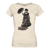 Steampunk-Lady mit Oktopus (sw) - Ladies Organic Shirt