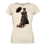 Steampunk-Lady mit Oktopus - Ladies Organic Shirt