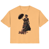 Steampunk-Lady mit Oktopus - Ladies Organic Shirt