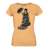 Steampunk-Lady mit Oktopus (sw) - Ladies Organic Shirt