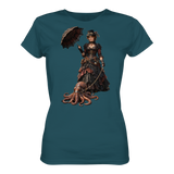 Steampunk-Lady mit Oktopus - Ladies Organic Shirt