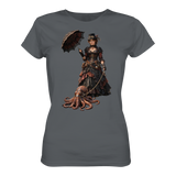 Steampunk-Lady mit Oktopus - Ladies Premium Shirt