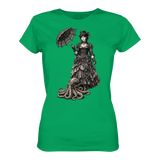 Steampunk-Lady mit Oktopus (sw) - Ladies Premium Shirt