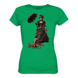 Steampunk-Lady mit Oktopus - Ladies Premium Shirt