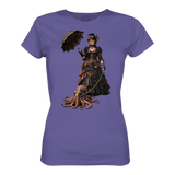 Steampunk-Lady mit Oktopus - Ladies Premium Shirt
