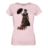 Steampunk-Lady mit Oktopus - Ladies Premium Shirt