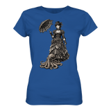 Steampunk-Lady mit Oktopus (sw) - Ladies Premium Shirt