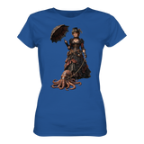 Steampunk-Lady mit Oktopus - Ladies Premium Shirt