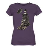 Steampunk-Lady mit Oktopus (sw) - Ladies Premium Shirt