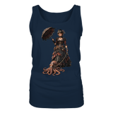 Steampunk-Lady mit Oktopus - Ladies Tank-Top