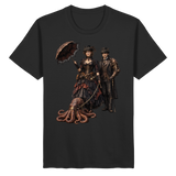 Steampunk-Paar mit Oktopus - Organic Basic Shirt