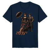 Steampunk-Paar mit Oktopus - Organic Basic Shirt